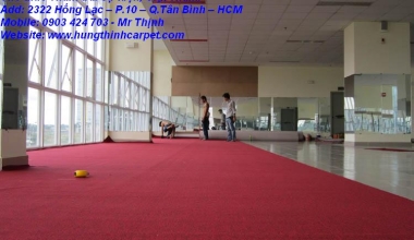 Thông thường thì tấm thảm trải sàn màu đỏ mang lại sự may mắn cho gia chủ chọn lắp clb bida, phòng tập thể hình (tạ)