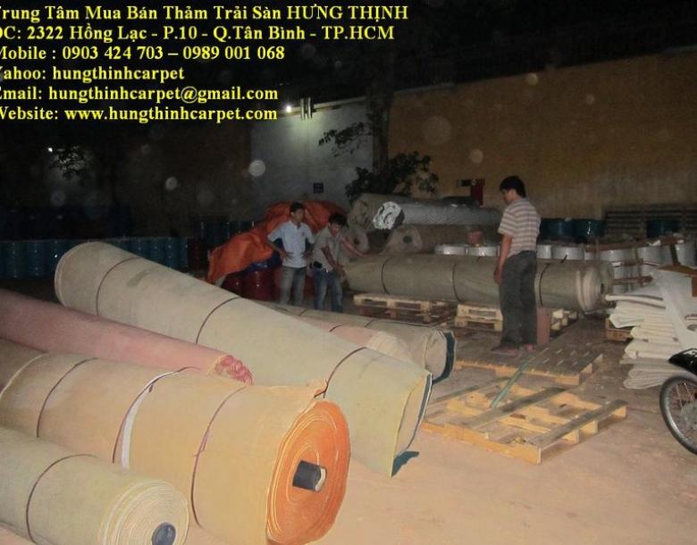 Nhà cung cấp thảm lót sàn cũ Bida - Thảm lót clb bida Q.8 tpHCM