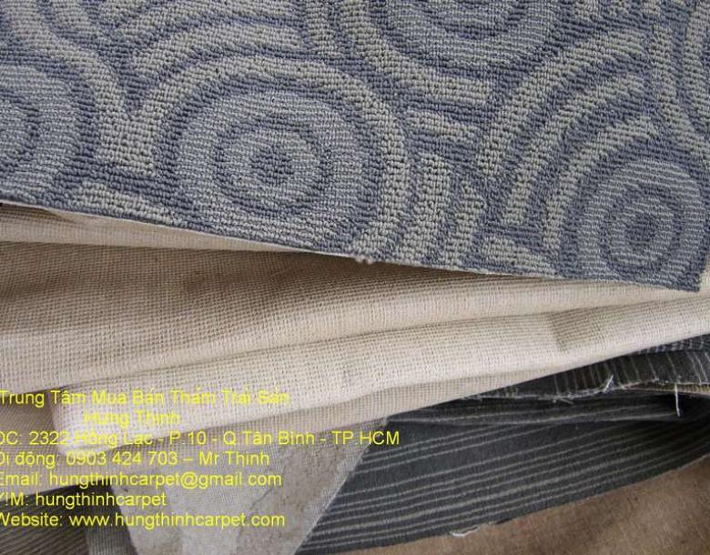 Thảm cũ trải câu lạc bộ thể hình, thảm trải bida HCM, giấy dán tường HQ